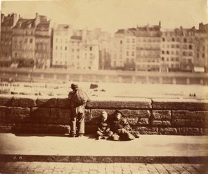 Rustende schoorsteenvegers door Charles Nègre