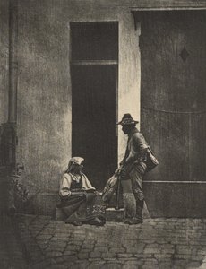 [Pifferari keert terug naar huis]. door Charles Nègre