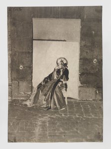 Portret van een onbekende zittende vrouw