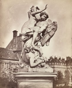 Standbeeld van de Tuilerieën: G. Marsy en A. Flamen: Boreas ontvoert Orythie, 1859 door Charles Nègre