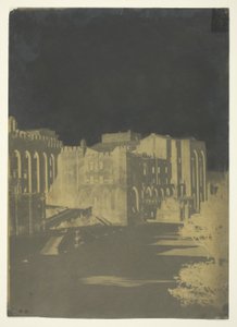 Het paleis van de paus, Avignon door Charles Nègre