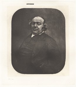 Portret van Jules Janin, door Nadar (Plate IX) door Charles Nègre, Nadar, André Jammes
