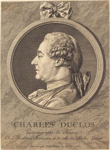 Charles Duclos door Charles Nicolas Cochin II