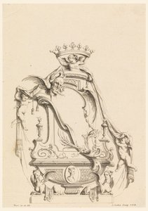 Ontwerp voor cartouche uit "Cartouches Nouvellement Inventez"