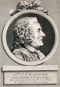 Esprit Joseph Antoine Blanchard, gegraveerd door Augustin de Saint-Aubin, 1767