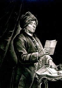 Portret van Benjamin Franklin, 1777 door Charles Nicolas II Cochin