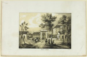 Alfort school door Charles Nicolas Lemercier