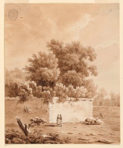 Op het platteland door Charles Nicolas Ransonnette