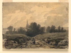 Op een landweg