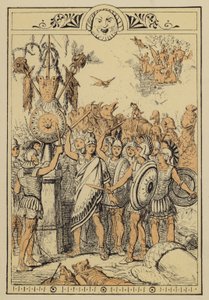 Verhalen van Lucianus: Het maanvolk verrast door de wolkcentauren