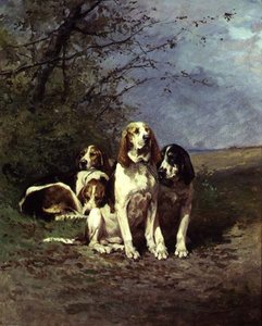 Rustende Honden (paneel)