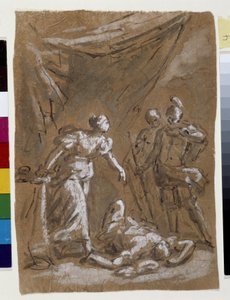 Judith en Holofernes (tekening)