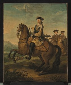 Ruiterportret van Lodewijk XV door Charles Parrocel