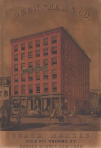 Brewster & Co. Koetsmakers, 372 & 374 Broome St. door Charles Parsons