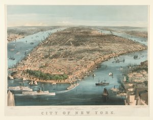 Stad New York door Charles Parsons