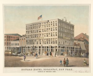 Howard Hotel, Broadway, New York door Charles Parsons