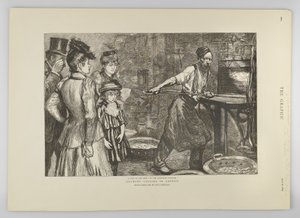 Gloeiovern bij Tower Hill, uit The Graphic, 1895