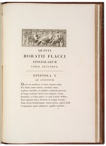 Pagina uit Quintus Horatius Flaccus