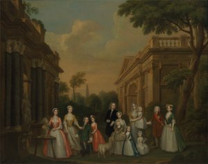 De familie Finch, c.1732