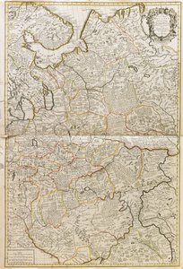 Kaart van Muscovy door Charles Price