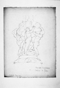 Bronzen Kandelaar, Certosa di Pavia