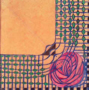 Ontwerp voor een bedrukt textiel door Charles Rennie Mackintosh