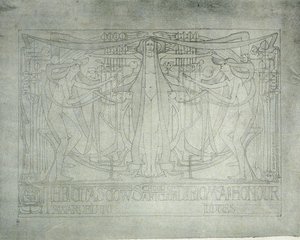 Diploma van Eer, Glasgow School of Art, 1893 door Charles Rennie Mackintosh