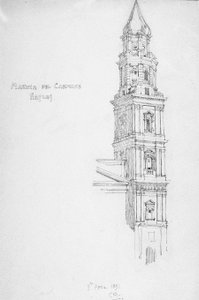 Marian del Carmine, Napels door Charles Rennie Mackintosh