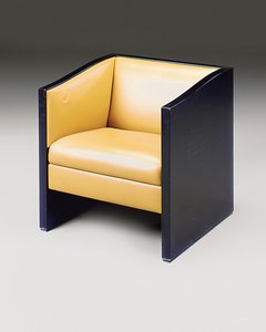 Een van een paar fauteuils, eind 20e eeuw door Charles Rennie Mackintosh