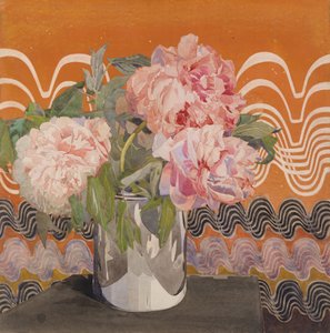 Pioenen, ca. 1920 door Charles Rennie Mackintosh