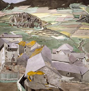 Het dorp La Lagonne door Charles Rennie Mackintosh