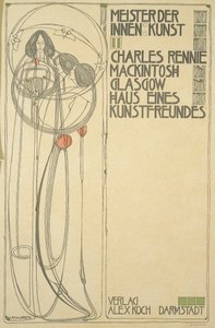 Titelpagina voor Haus Eines Kunstfreundes (Meister der Innenkunst II), 1902 door Charles Rennie Mackintosh