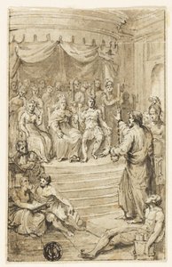 Paulus voor Festus en Agrippa