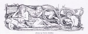 Lente, uit The Magazine of Art 1893, Cassell and Company door Charles Ricketts