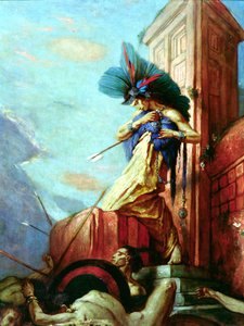 De dood van Montezuma (1466-1520)