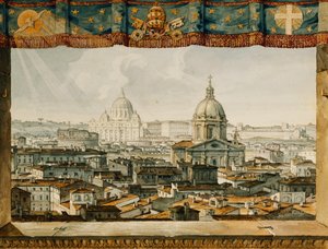 Rome vanaf de Trinita dei Monti