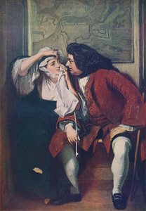 Een Scène uit Tristram Shandy Oom Toby en de Weduwe Wadman, 1829-30, ca. 1915 door Charles Robert Leslie