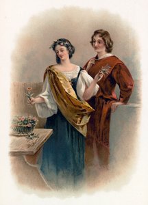 Florizel en Perdita uit Het Winterverhaal