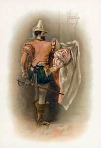 Petruchio uit De getemde feeks door Charles Robert Leslie