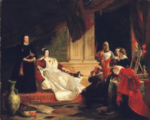 Sancho Panza in het Appartement van de Hertogin, 1857 door Charles Robert Leslie