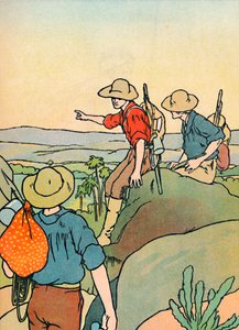 Vroege kolonisten in Australië, 1912 door Charles Robinson