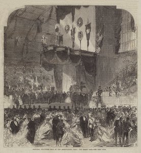 Nationaal Vrijwilligersbal in de Landbouwhal, de Grote Troon