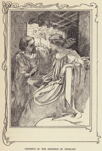 Odysseus in de aanwezigheid van Penelope