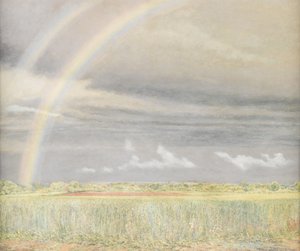 De Regenboog (olieverf op board)