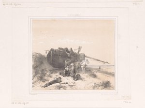 Boot op het strand door Charles Rochussen
