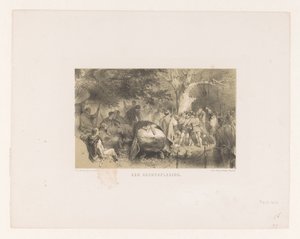 Rechtspraak en veroordeling in het bos door Charles Rochussen