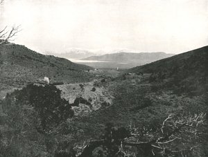 Utah Lake vanaf Circle Point, Salt Lake City, VS, 1895 door Charles Roscoe Savage