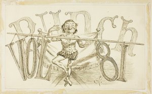 Studie voor Titelpagina van Punch, Volume 81