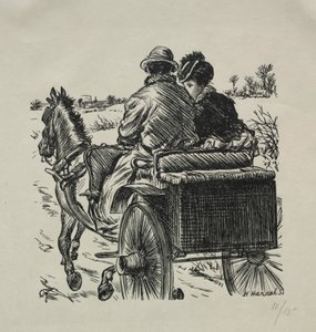 De jas met bontvoering