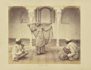 Nautch - meisje door Charles Shepherd